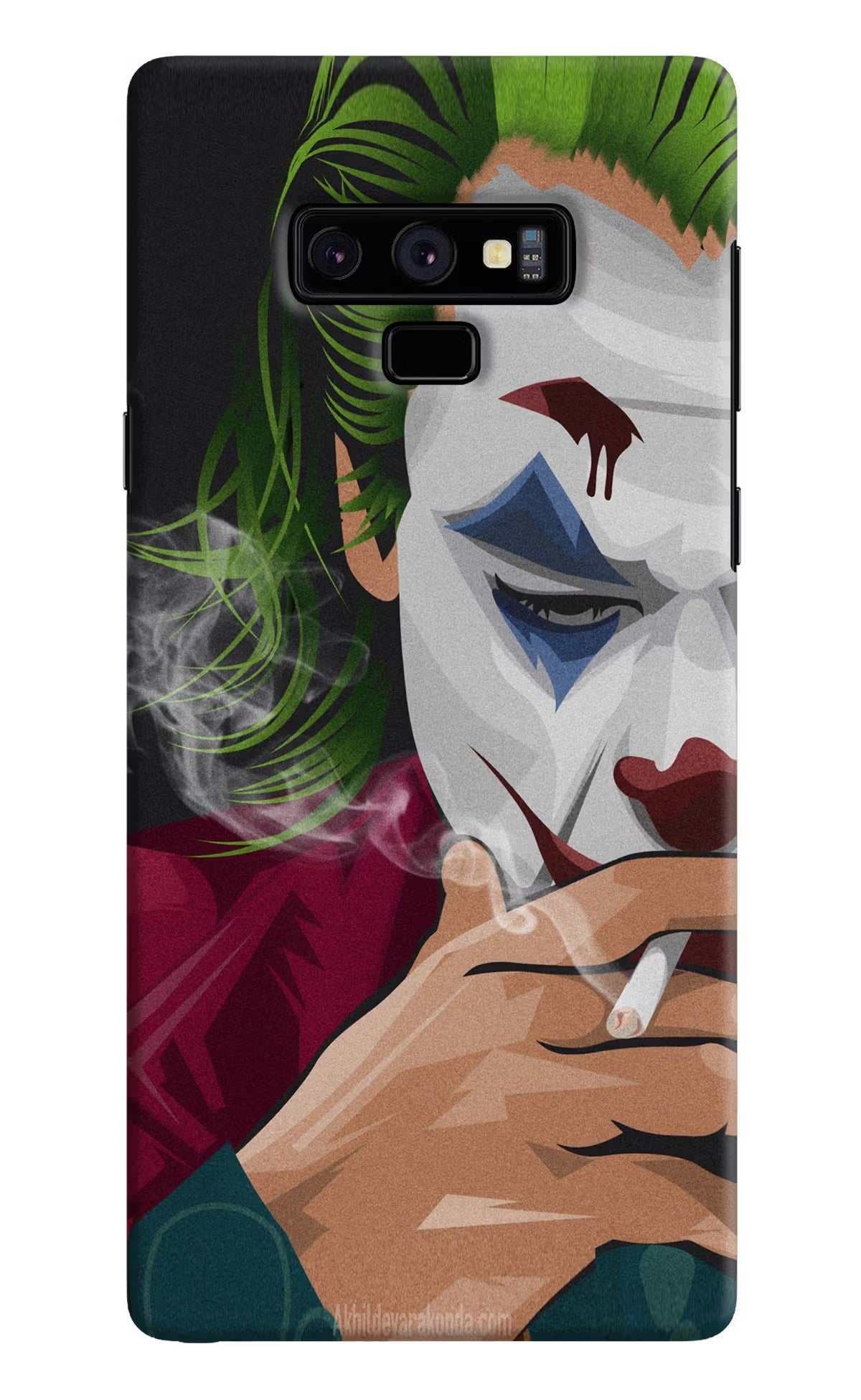 Joker Smoking Samsung Note 9 Hard Case Back Cover by Casekaro