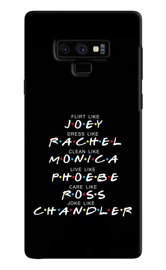 FRIENDS Character Samsung Note 9 Hard Case Back Cover by Casekaro