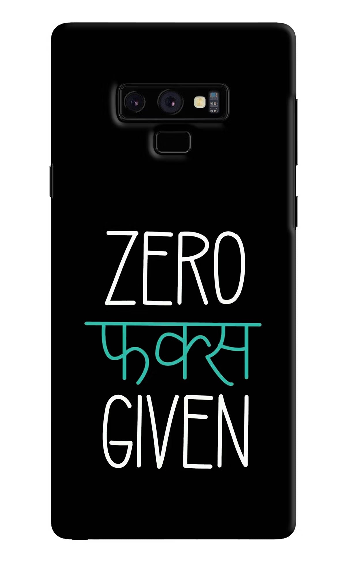 Zero Fucks Given Samsung Note 9 Hard Case Back Cover by Casekaro