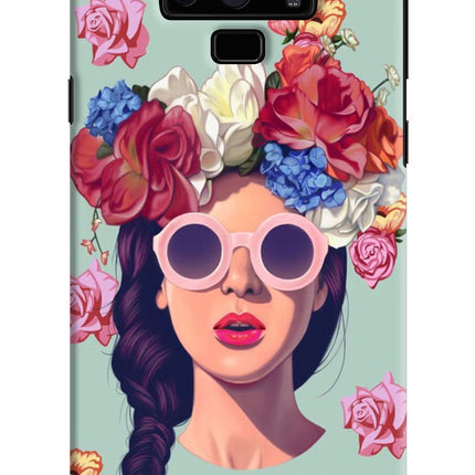 Pretty Girl Samsung Note 9 Hard Case Back Cover by Casekaro