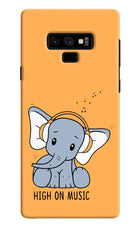 High On Music Samsung Note 9 Hard Case Back Cover by Casekaro