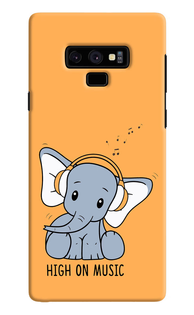 High On Music Samsung Note 9 Hard Case Back Cover by Casekaro