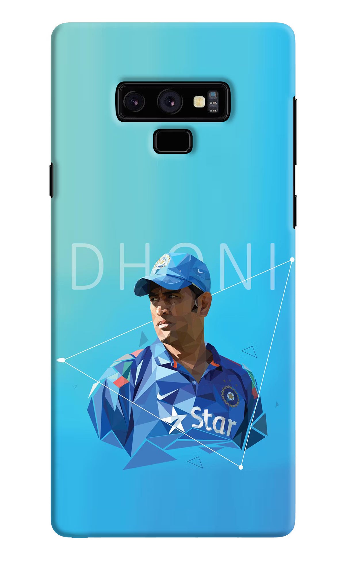Dhoni Artwork Samsung Note 9 Hard Case Back Cover by Casekaro