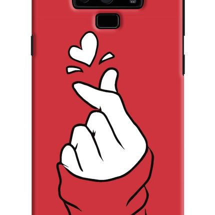 Korean Love Sign Samsung Note 9 Hard Case Back Cover by Casekaro
