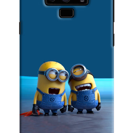 Minion Laughing Samsung Note 9 Hard Case Back Cover by Casekaro