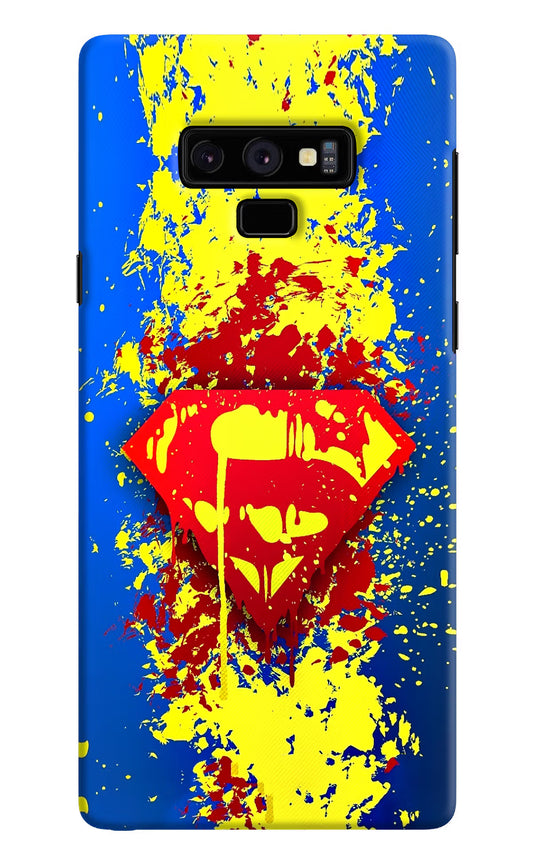 Superman logo Samsung Note 9 Hard Case Back Cover by Casekaro