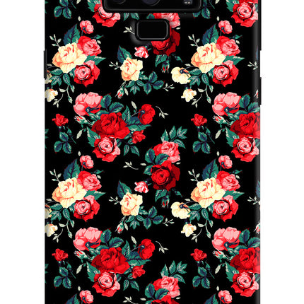 Rose Pattern Samsung Note 9 Hard Case Back Cover by Casekaro