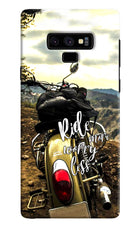 Ride More Worry Less Samsung Note 9 Hard Case Back Cover by Casekaro