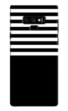 Black and White Print Samsung Note 9 Hard Case Back Cover by Casekaro