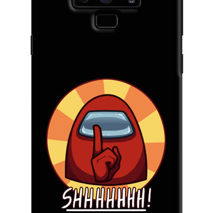 Among Us Shhh! Samsung Note 9 Hard Case Back Cover by Casekaro