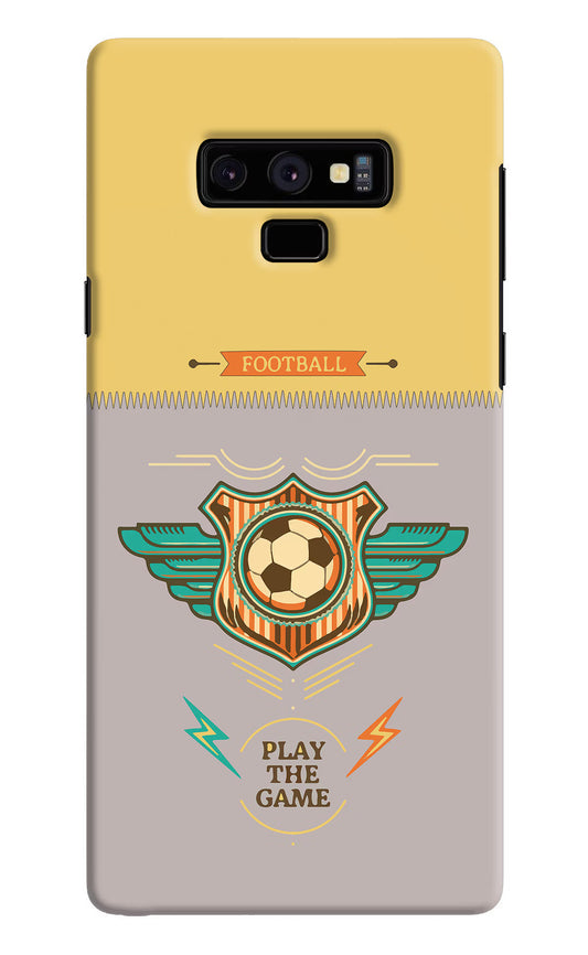 Football Samsung Note 9 Hard Case Back Cover by Casekaro