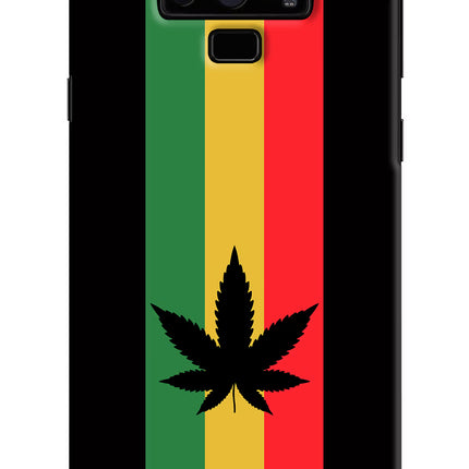 Weed Flag Samsung Note 9 Hard Case Back Cover by Casekaro