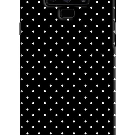 White Dots Samsung Note 9 Hard Case Back Cover by Casekaro