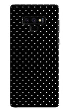 White Dots Samsung Note 9 Hard Case Back Cover by Casekaro