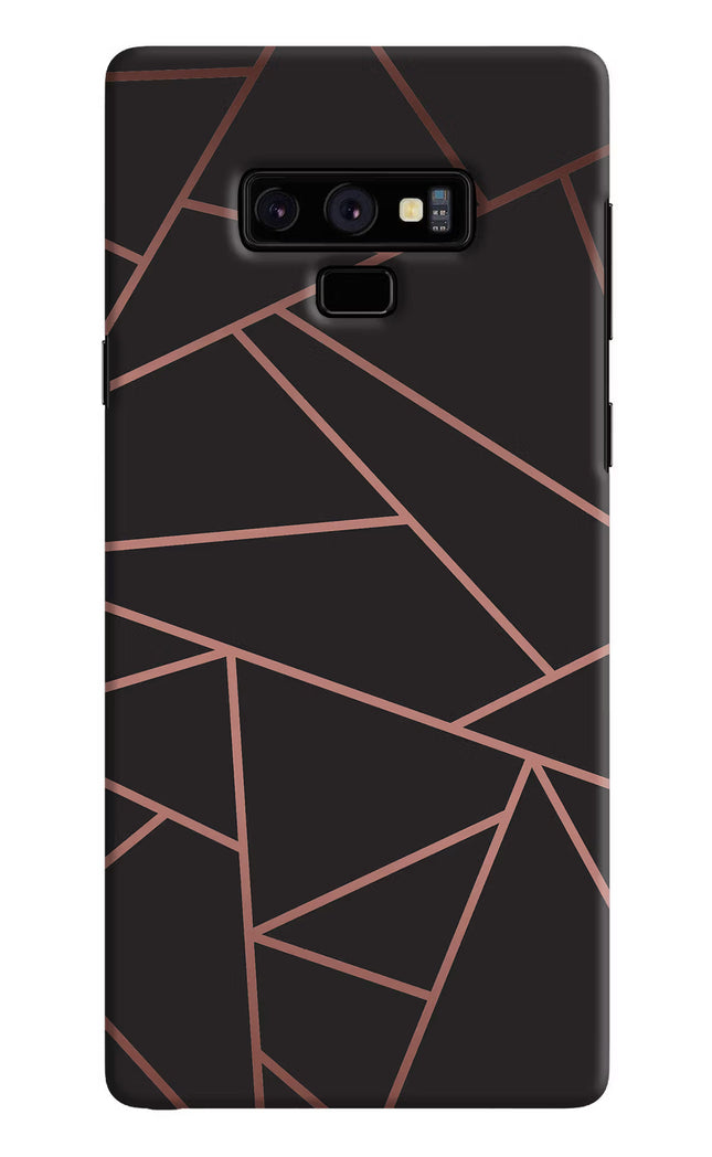 Geometric Pattern Samsung Note 9 Hard Case Back Cover by Casekaro