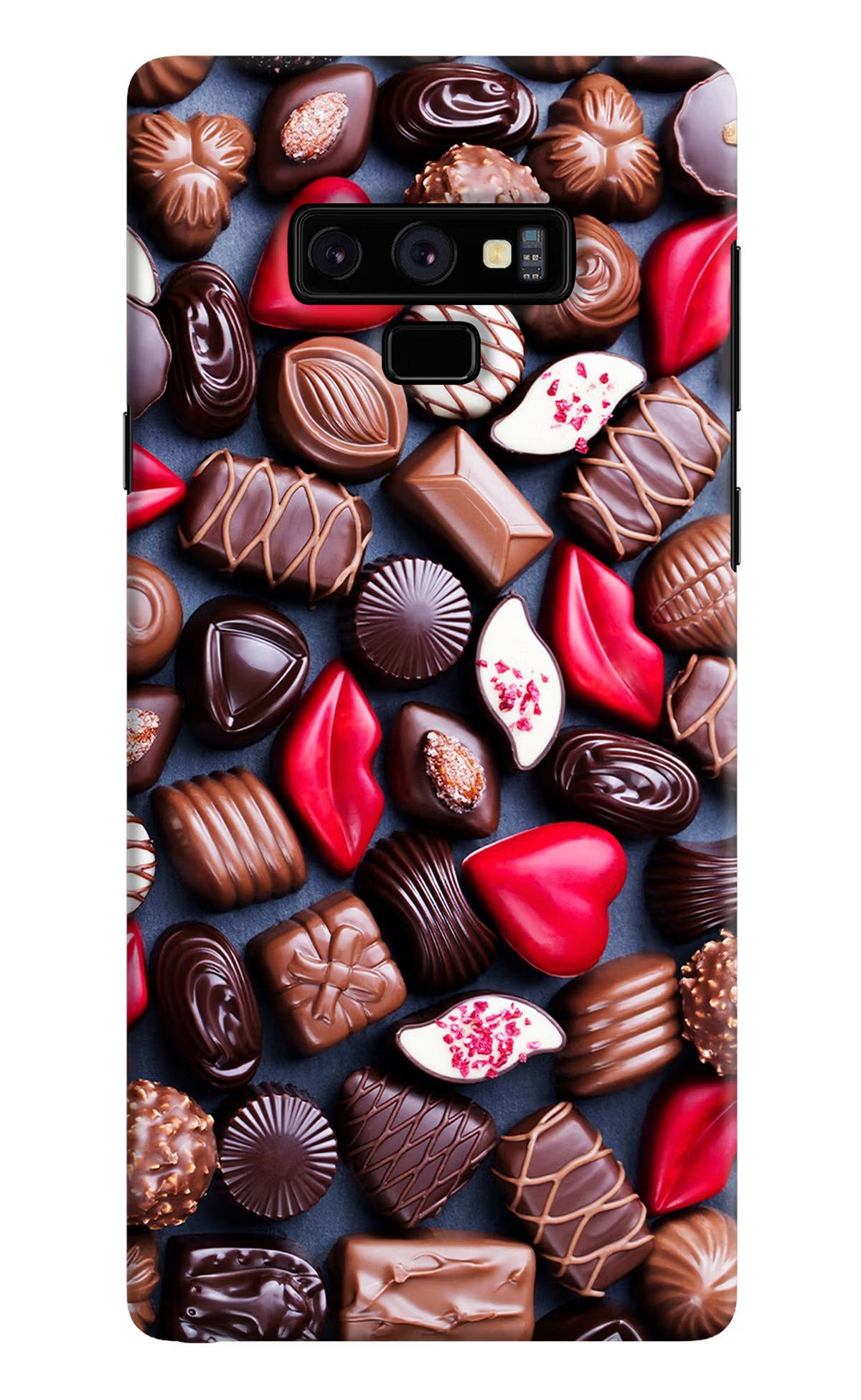 Chocolates Samsung Note 9 Hard Case Back Cover by Casekaro