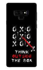 Think out of the BOX Samsung Note 9 Hard Case Back Cover by Casekaro