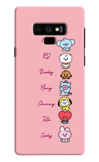 BTS names Samsung Note 9 Hard Case Back Cover by Casekaro