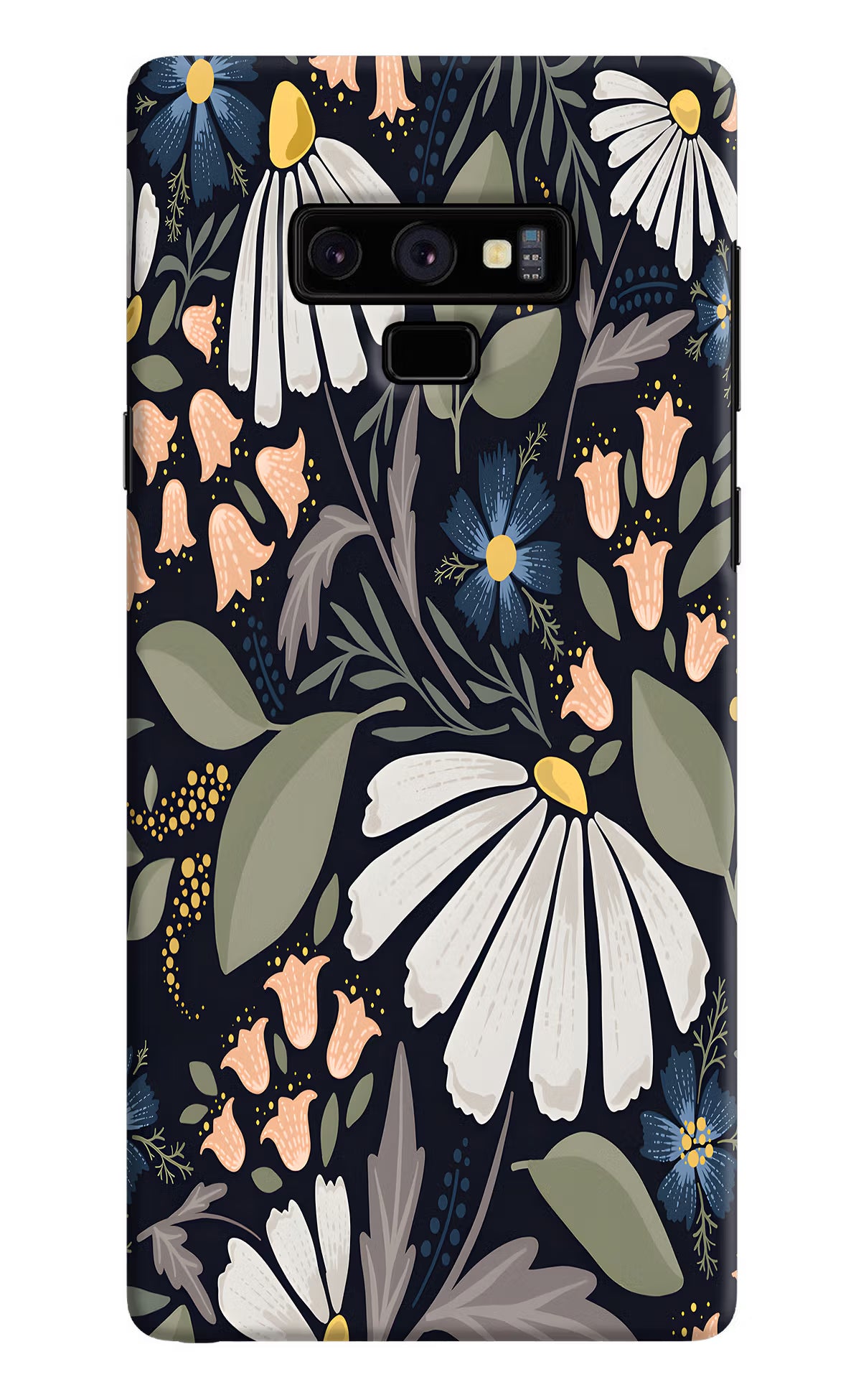 Flowers Art Samsung Note 9 Hard Case Back Cover by Casekaro