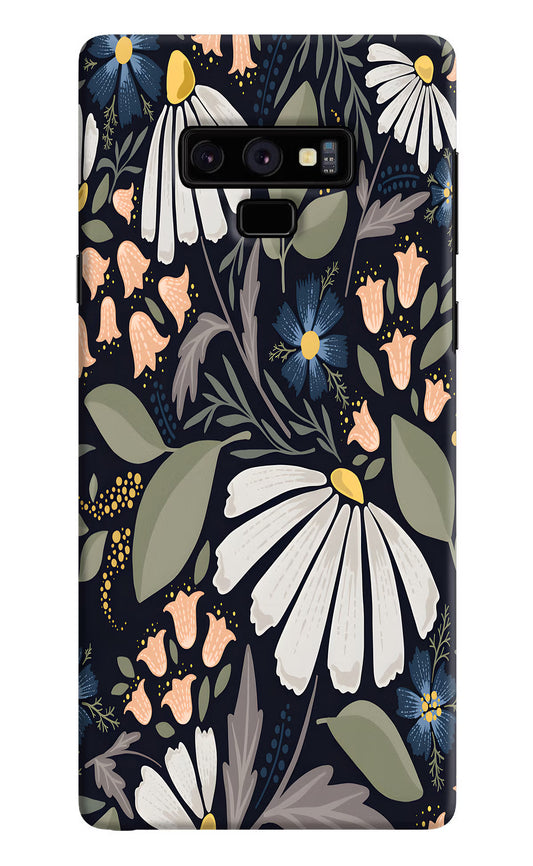 Flowers Art Samsung Note 9 Hard Case Back Cover by Casekaro