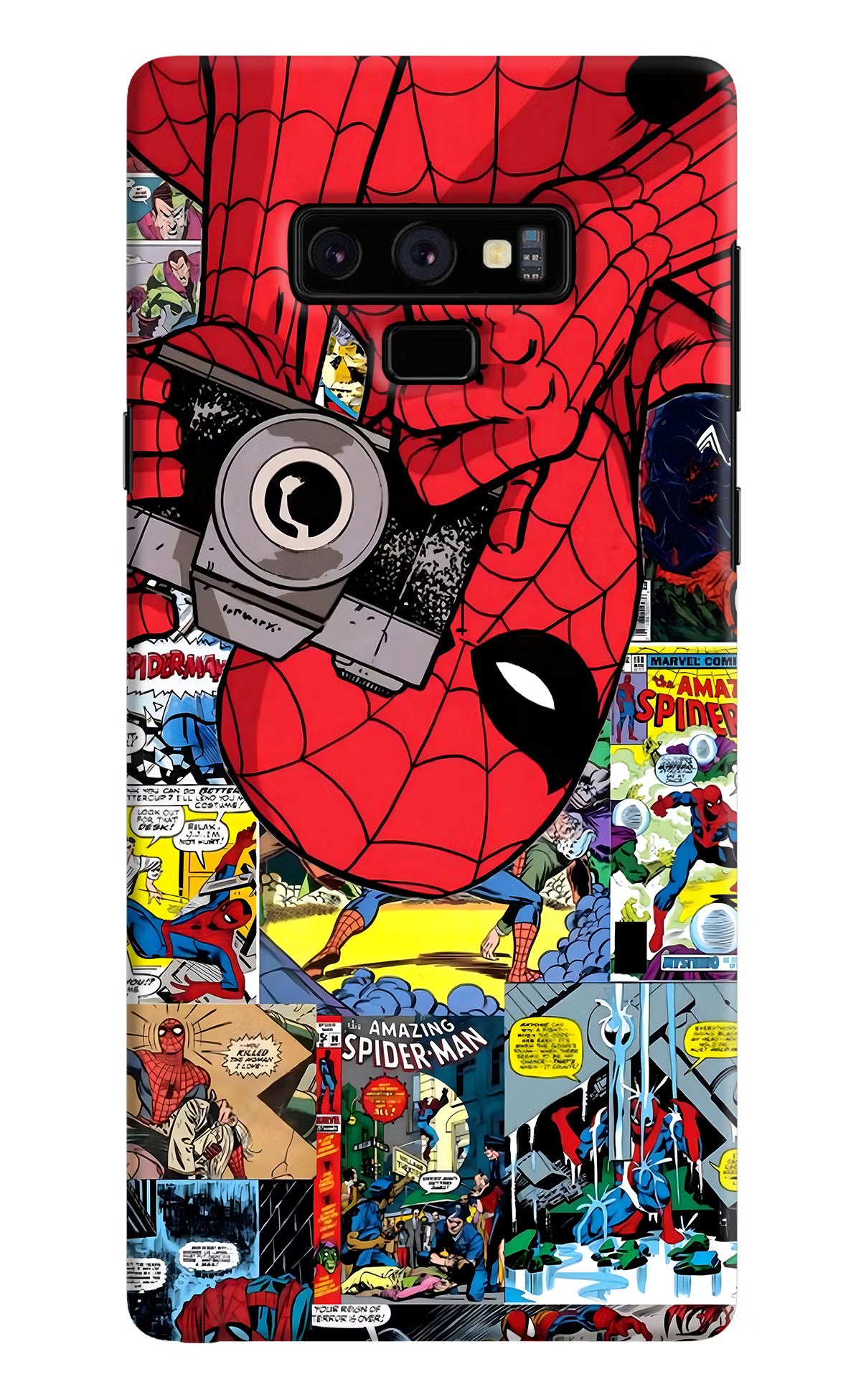 Spider Man Samsung Note 9 Hard Case Back Cover by Casekaro