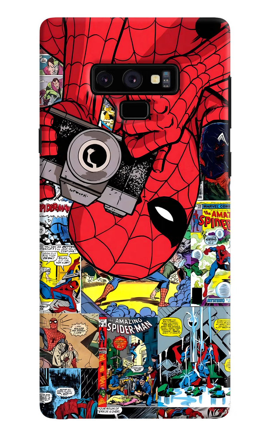 Spider Man Samsung Note 9 Back Cover, Hard case