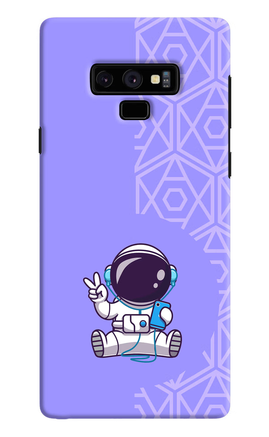 Cute Astronaut Chilling Samsung Note 9 Back Cover, Hard case