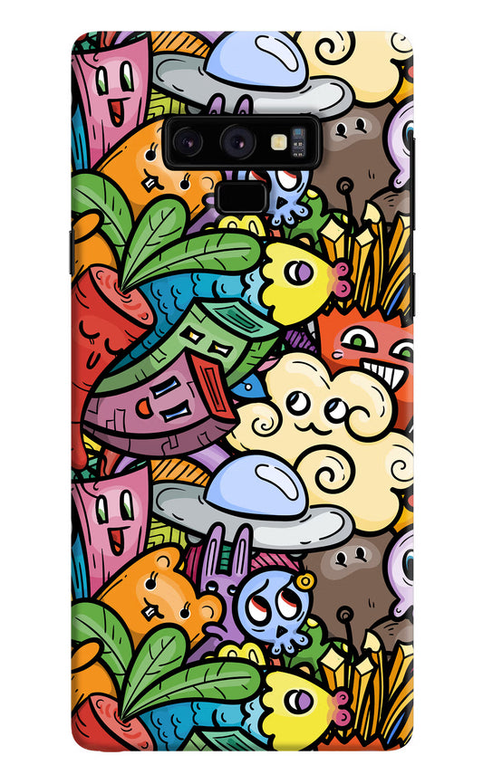 Veggie Doodle Samsung Note 9 Hard Case Back Cover by Casekaro