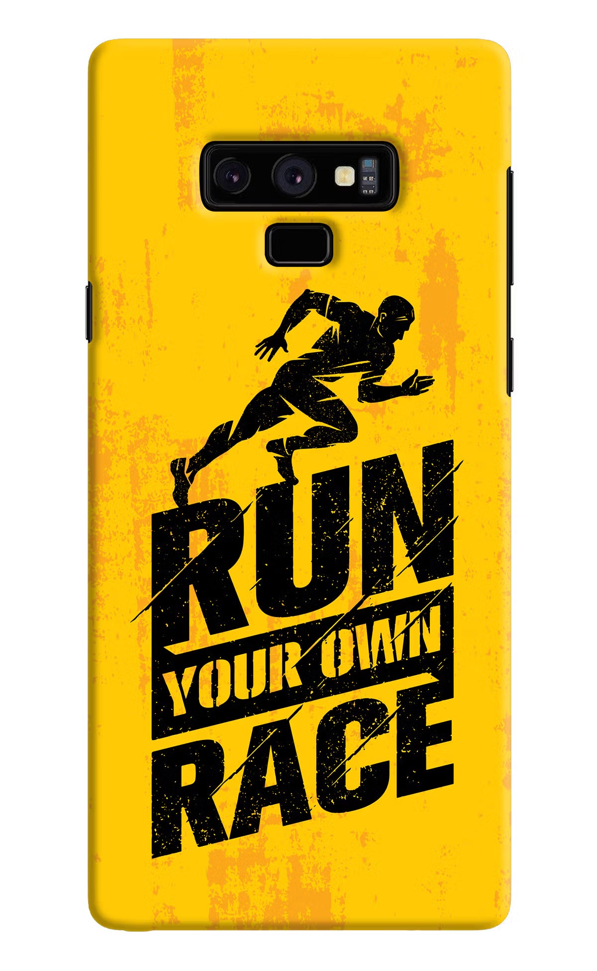 Run Your Own Race Samsung Note 9 Hard Case Back Cover by Casekaro