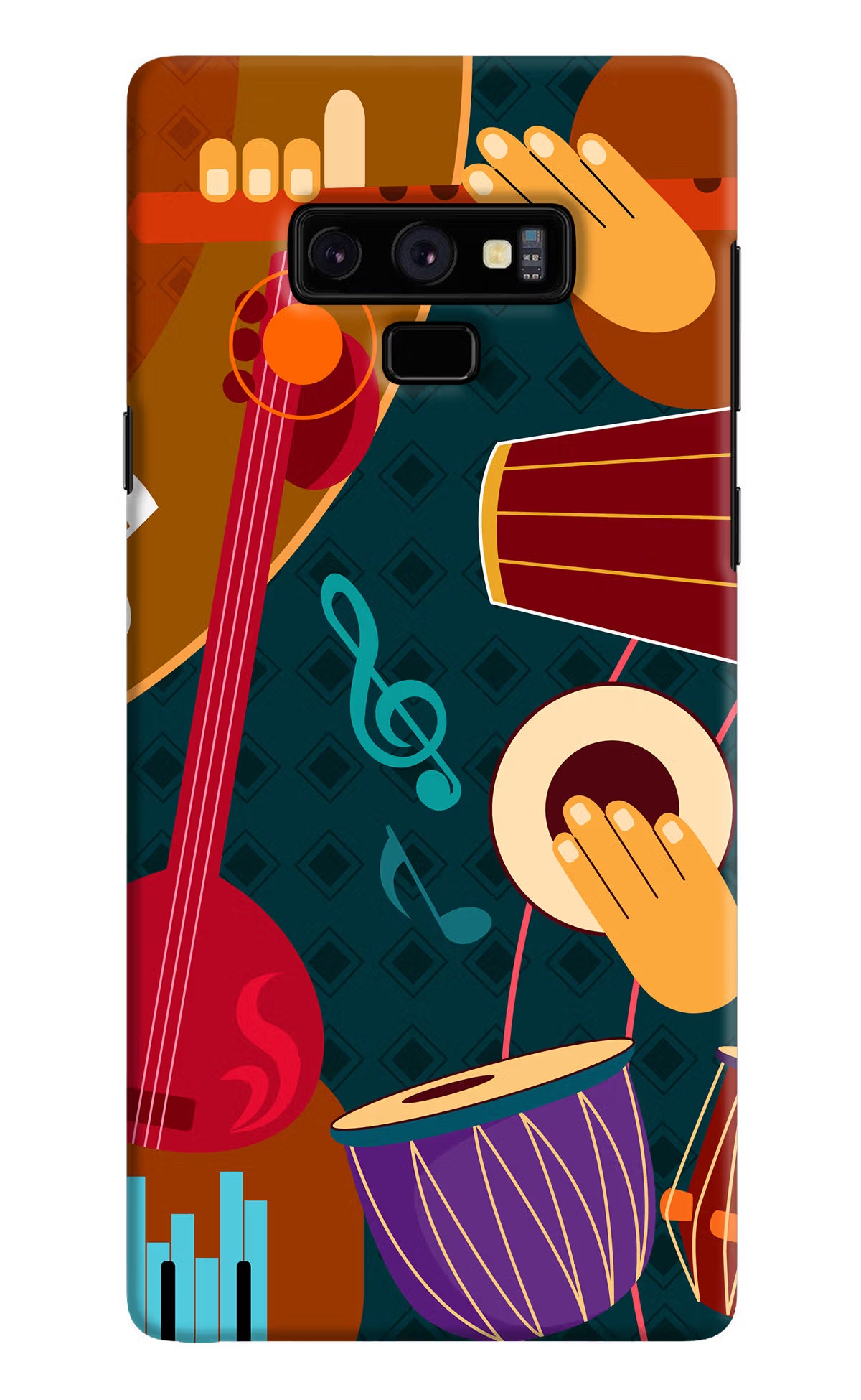 Music Instrument Samsung Note 9 Hard Case Back Cover by Casekaro
