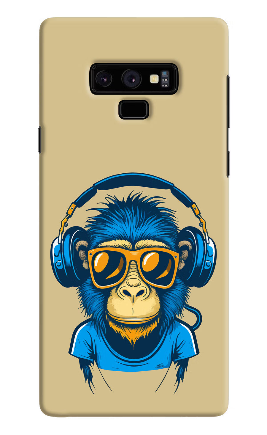 Monkey Headphone Samsung Note 9 Back Cover, Hard case