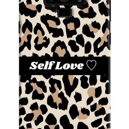 Leopard Print Self Love Samsung Note 9 Hard Case Back Cover by Casekaro