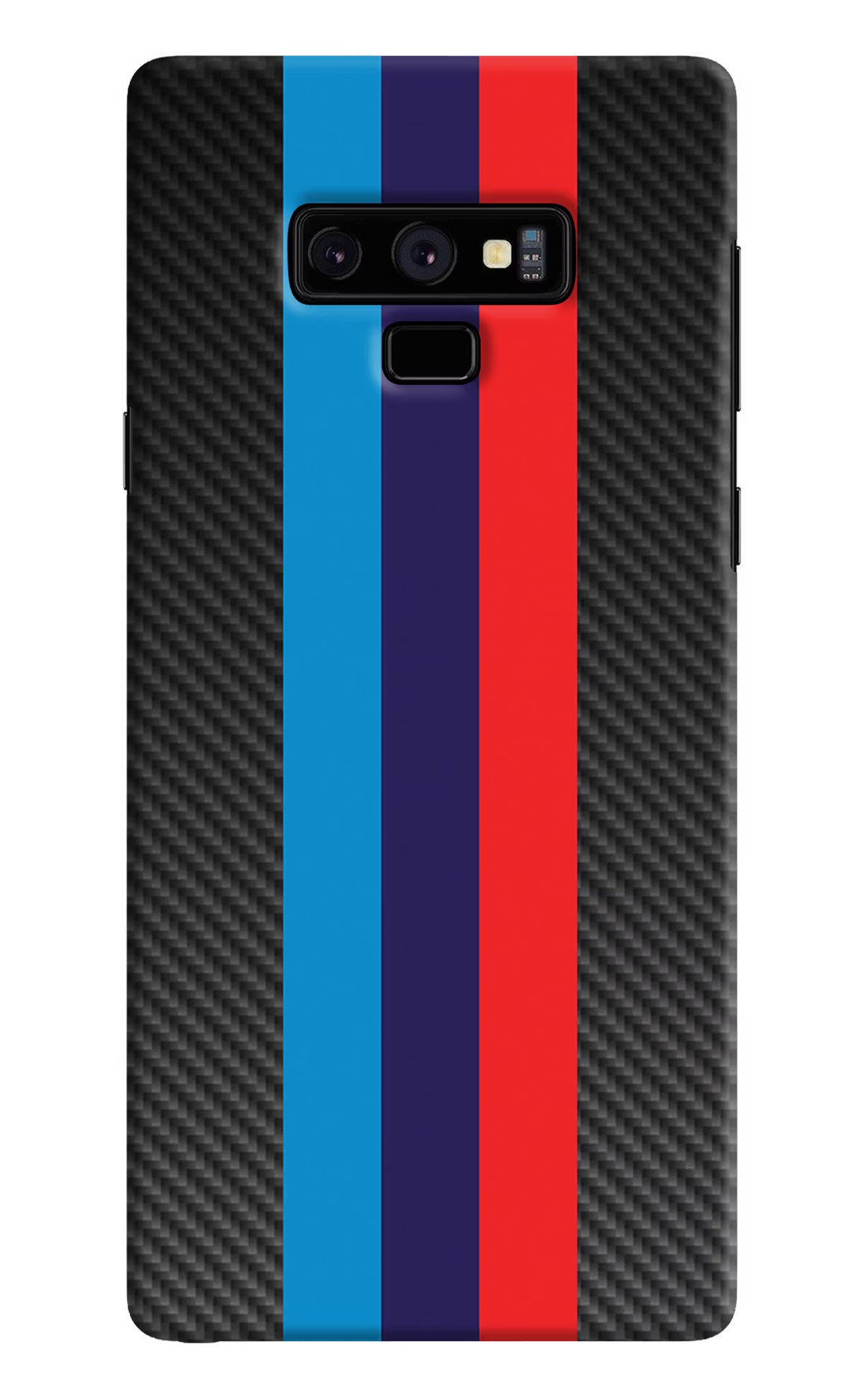 BMW Stripes Pattern Samsung Note 9 Hard Case Back Cover by Casekaro
