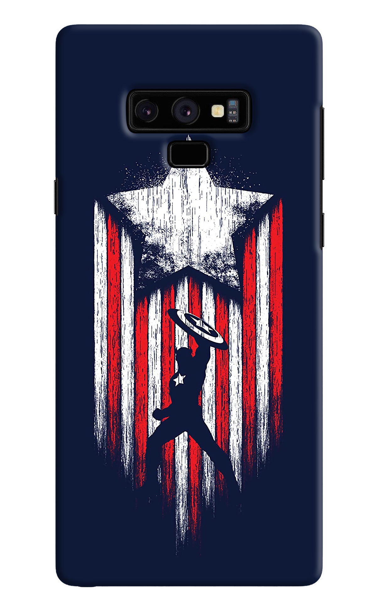 Captain America Marvel Art Samsung Note 9 Back Cover