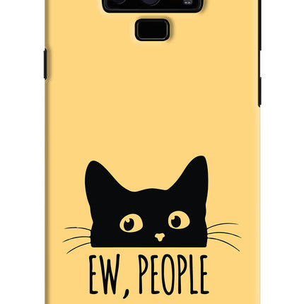 Ew People Catitude Samsung Note 9 Hard Case Back Cover by Casekaro