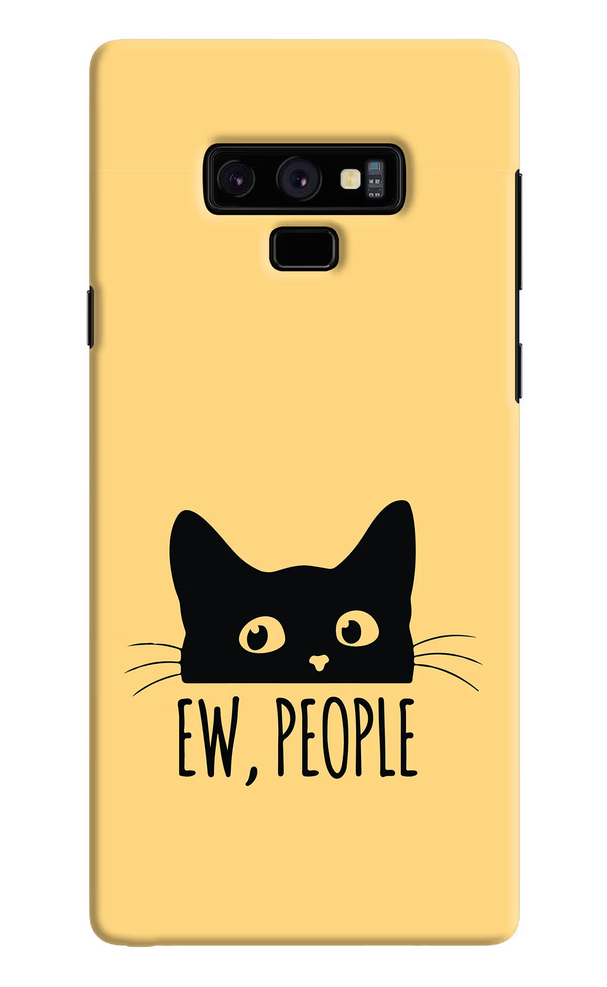 Ew People Catitude Samsung Note 9 Hard Case Back Cover by Casekaro