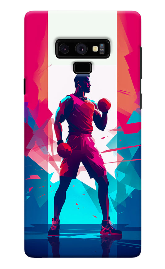 Champion Fighter (AI Generated) Samsung Note 9 Back Cover