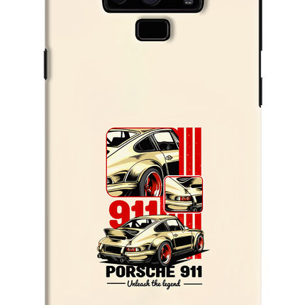Classic Porsche 911 Samsung Note 9 Hard Case Back Cover by Casekaro