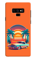 Palm Drive 80s Samsung Note 9 Hard Case Back Cover by Casekaro