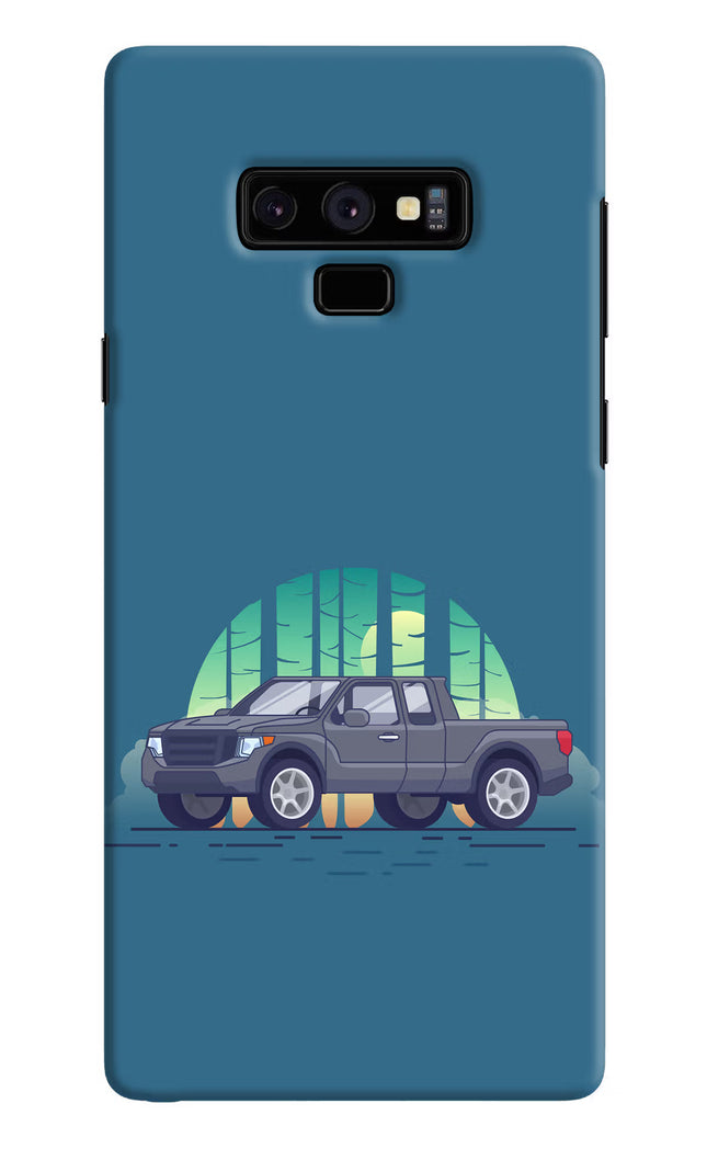 Retro Garage Vibe Samsung Note 9 Hard Case Back Cover by Casekaro