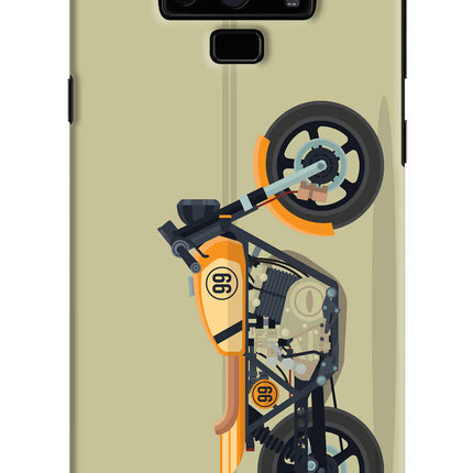 Vertical Speedster Samsung Note 9 Hard Case Back Cover by Casekaro