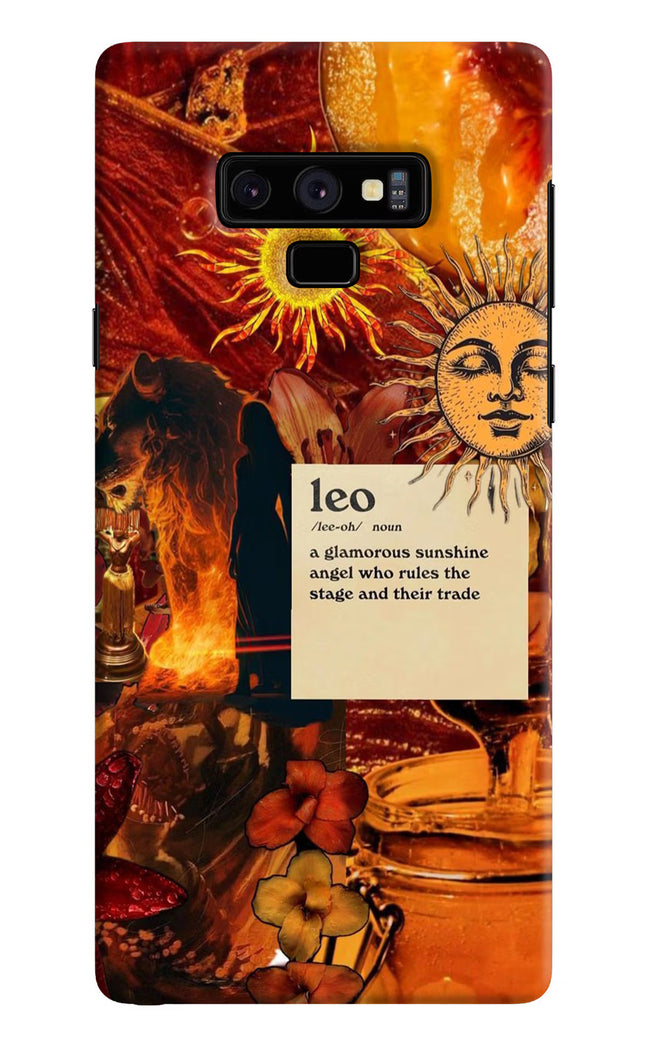 Leo Zodiac Samsung Note 9 Hard Case Back Cover by Casekaro