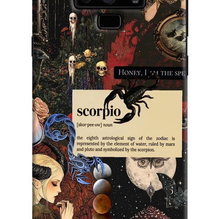 Scorpio Zodiac Samsung Note 9 Hard Case Back Cover by Casekaro