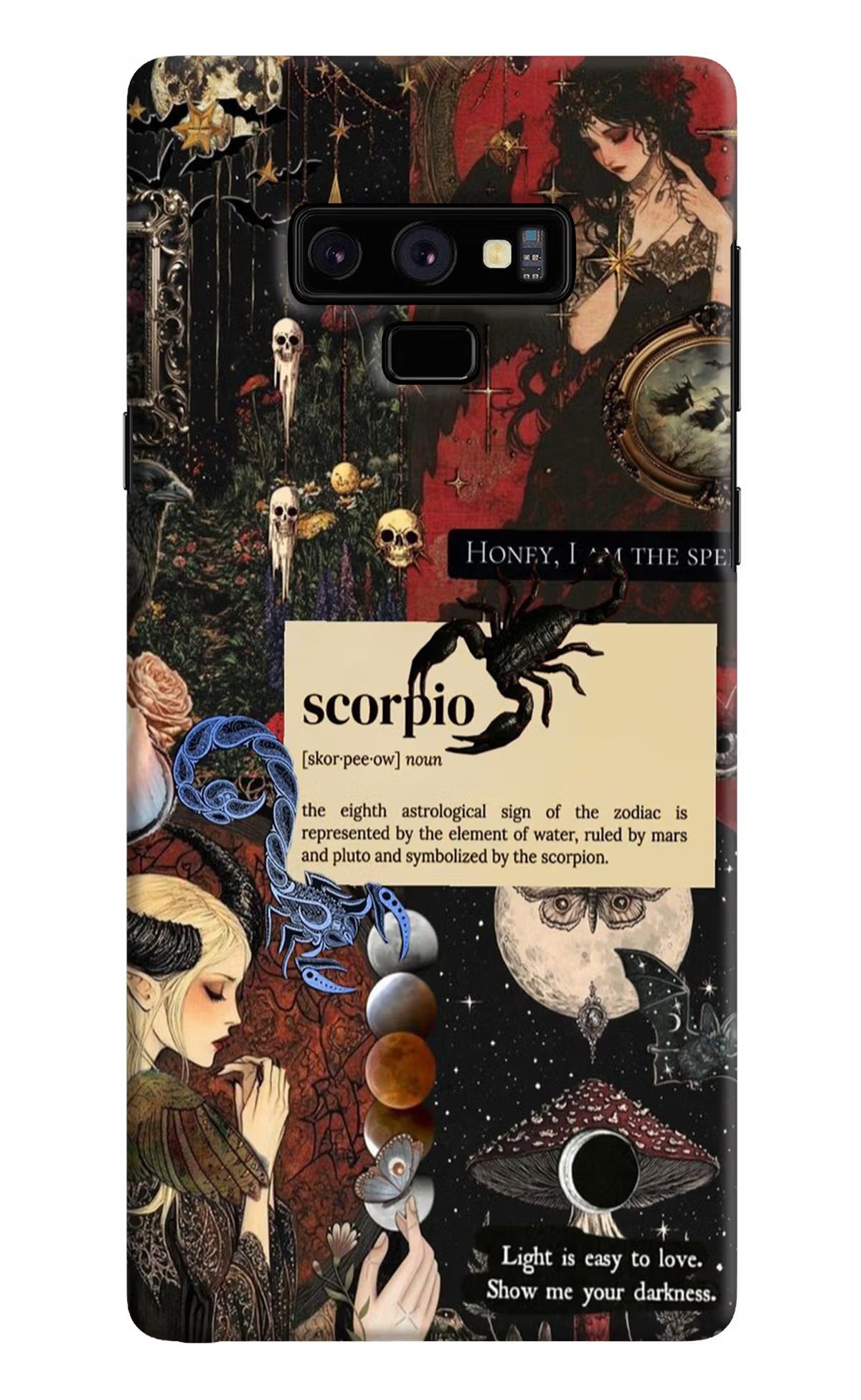 Scorpio Zodiac Samsung Note 9 Hard Case Back Cover by Casekaro