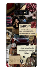 Taurus Zodiac Samsung Note 9 Hard Case Back Cover by Casekaro