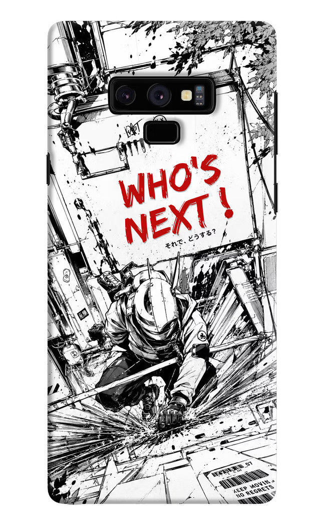 Who's Next Samsung Note 9 Hard Case Back Cover by Casekaro