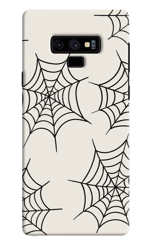 Spider Web Samsung Note 9 Hard Case Back Cover by Casekaro