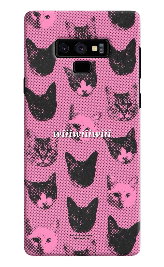 Pink Cats Samsung Note 9 Hard Case Back Cover by Casekaro