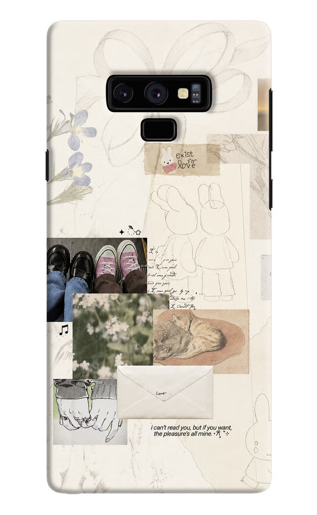 Soft Aesthetic Samsung Note 9 Hard Case Back Cover by Casekaro