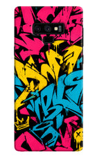 Graffiti Vibe Samsung Note 9 Hard Case Back Cover by Casekaro